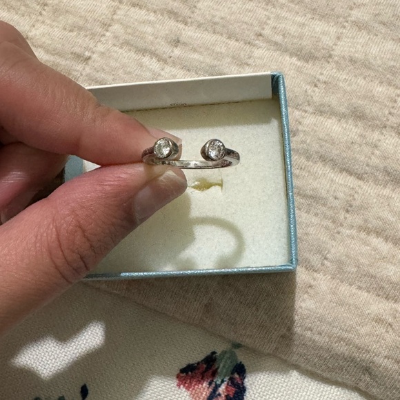 Touchstone Crystal Jewelry - Touchstone Crystal by Swarovski Open Mind Ring